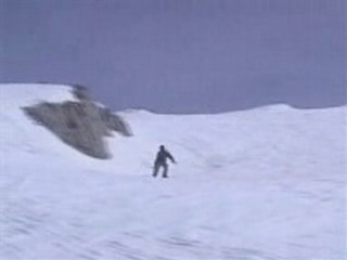 Crash snowboard Ugly bs rodeo flaine