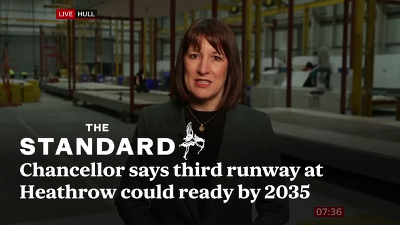 Rachel Reeves Says Third Runway At Heathrow Could Be Built And In Use ...