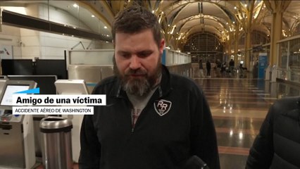 "En el avión iban la mejor amiga de mi hija y su madre": habla un amigo de una de las víctimas del accidente aéreo de Washington