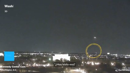 Audio de la torre de control en Washington D.C tras el accidente aéreo: "¿Has visto eso?"