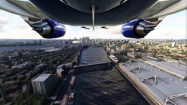Takeoff from Beautiful Airport JetBlue A320neo at London City Airport (EGLC), London, United Kingdom
