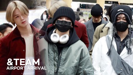 [4K] 앤팀(エンティーム) 김포공항 출국 | &TEAM Airport Departure