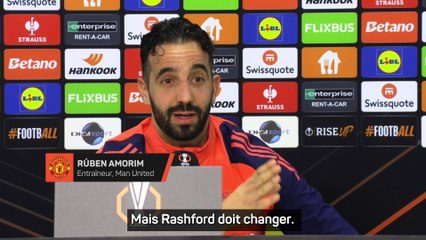 Amorim : "Rashford doit changer"