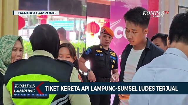 Libur Panjang, Tiket Kereta Api Lampung-Sumsel Ludes Terjual