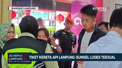 Libur Panjang, Tiket Kereta Api Lampung-Sumsel Ludes Terjual