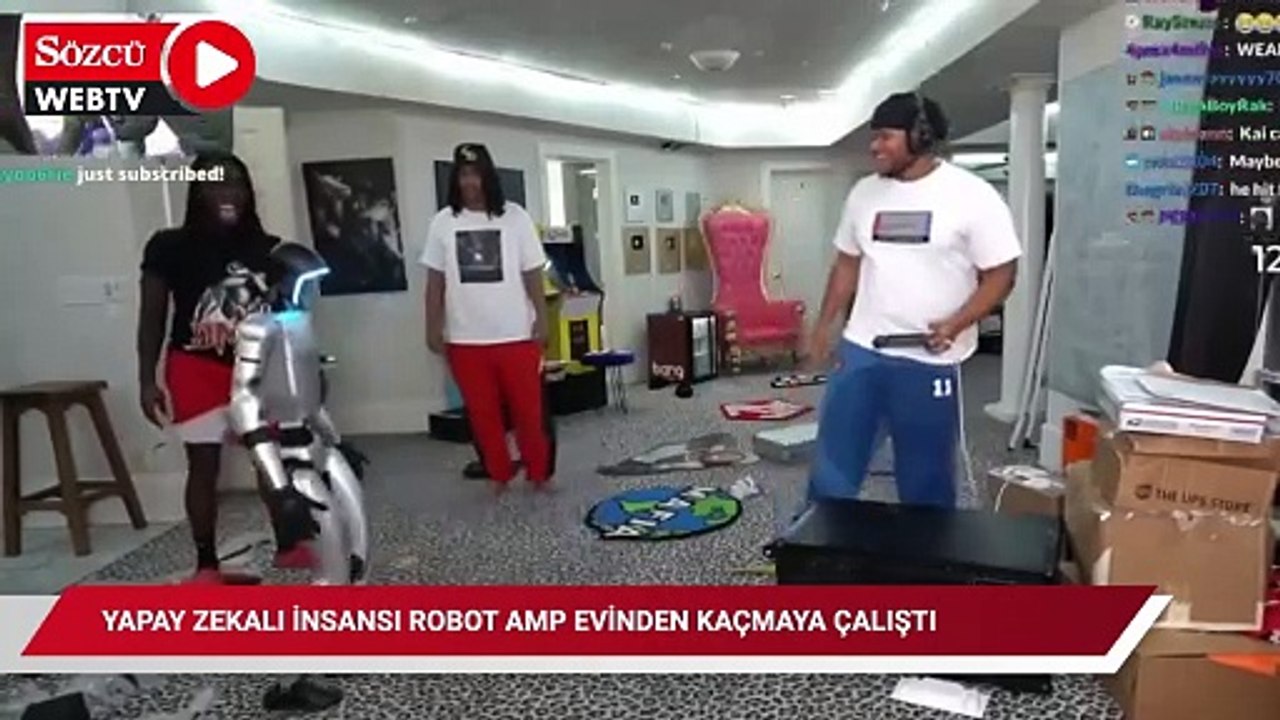 70 Bin dolarlık yapay zekalı insansı robot AMP evinden kaçmaya çalıştı