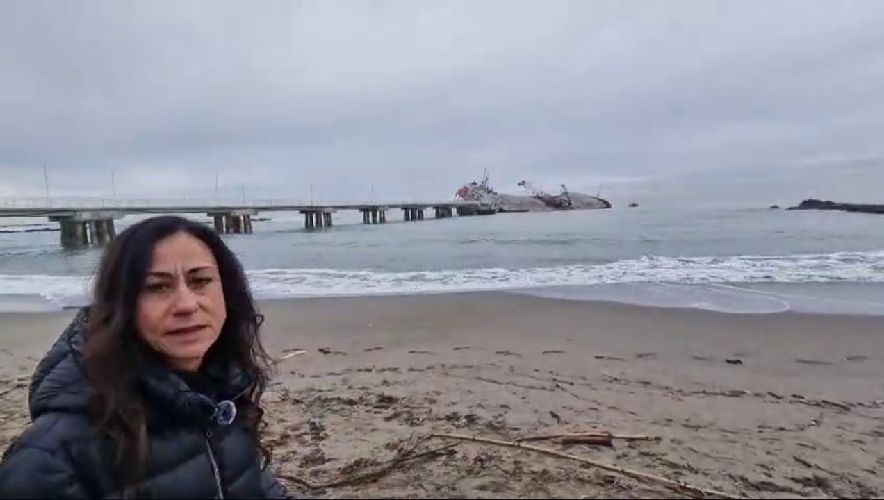 Marina di Massa, nave cargo contro il pontile: i sommozzatori e il rischio ambientale - Gli aggiornamenti