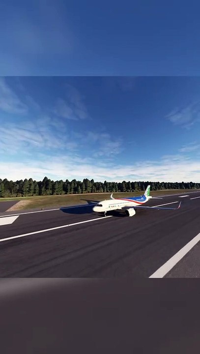 Magnificent Departure MEA A320neo at Karmoy International Airport (ENHD), Haugesund, Norway
