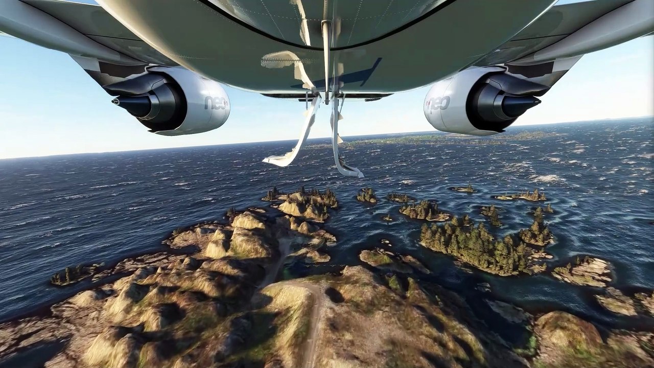 Wonderful Departure MEA A320neo at Karmoy International Airport (ENHD), Haugesund, Norway