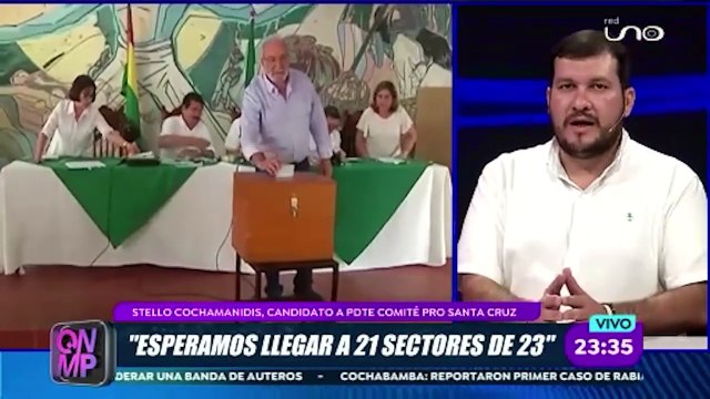Stelo Cochamanidis, candidato a presidente del Comité