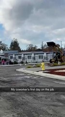 Acting like he owns the place