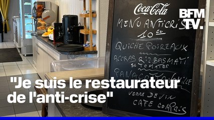 Robin de BFM - "Je suis le restaurateur de l'anti-crise": en Haute-Vienne, il propose un menu du jour à seulement 10 euros