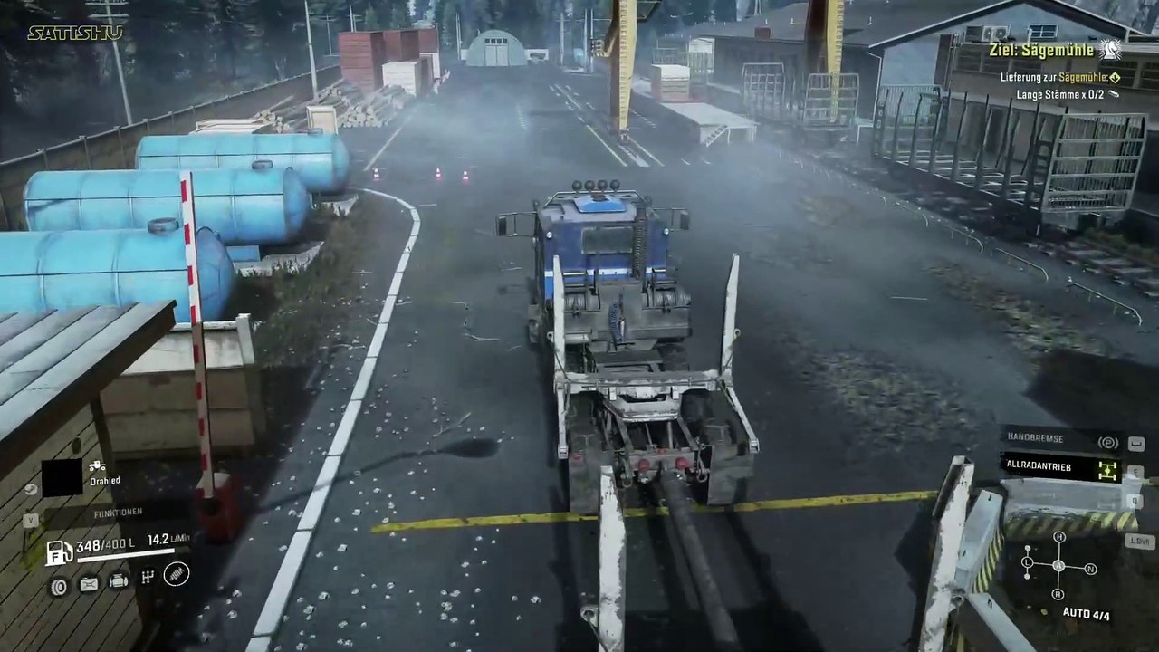 Lange Stämme für das Ziel: Sägemühle. (Hinfahrt) | SnowRunner | Ep. 21