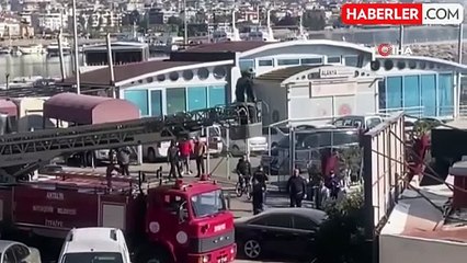 Alanya'da Baca Yangını Korkuttu