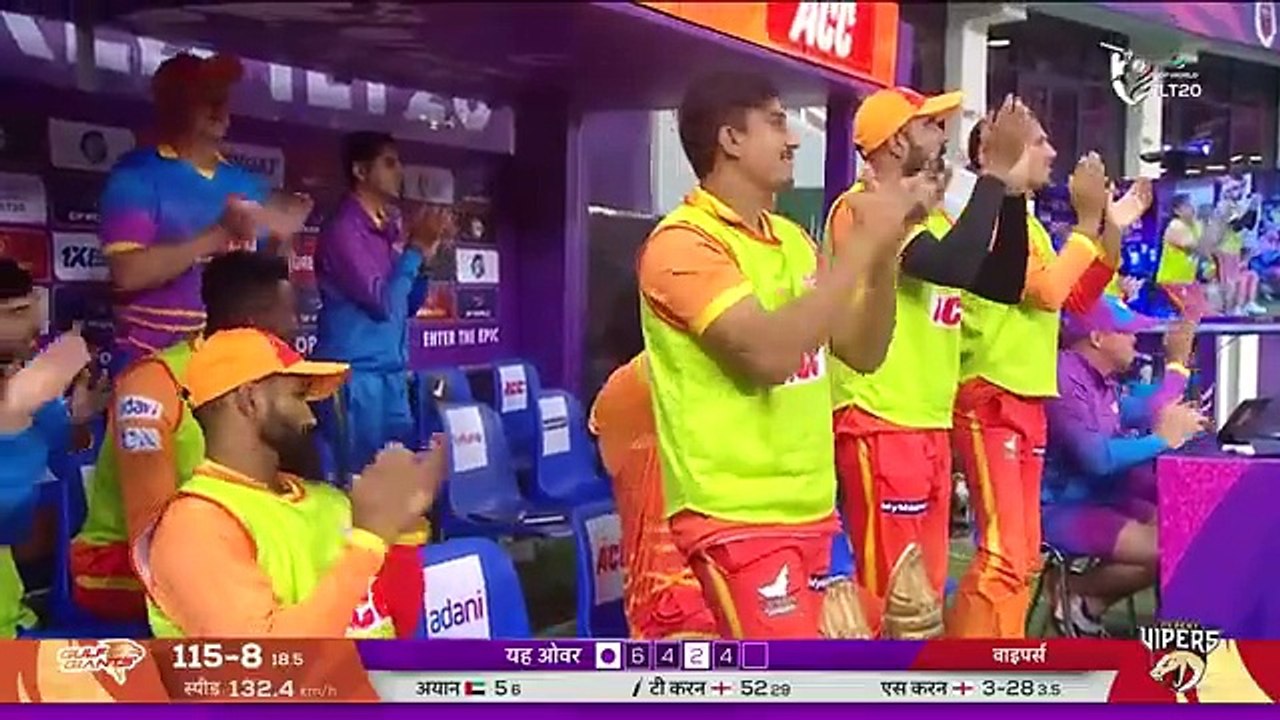 ILT20 S3 - हिंदी - Cricket Highlights - Lockie Ferguson और James Vince - DV vs GG - M 24 - 29th Jan_2