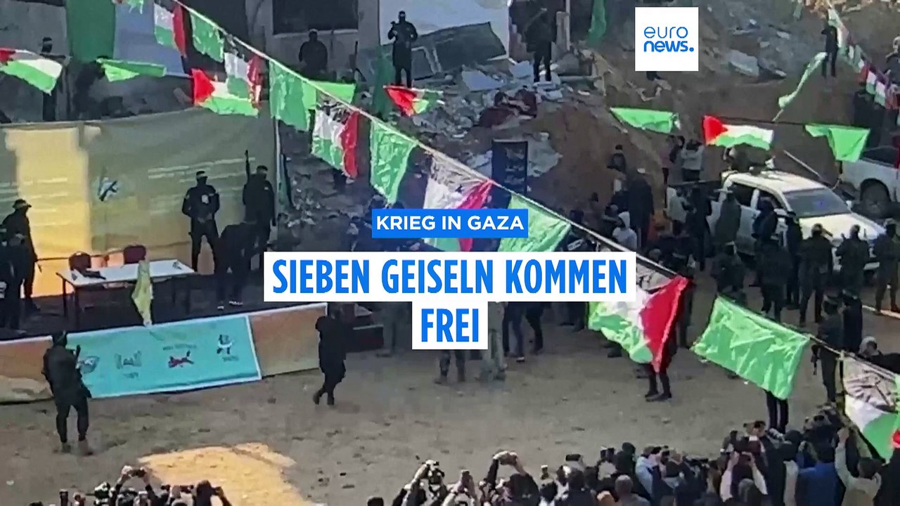 Acht Geiseln kommen frei, Israel setzt Freilassung von Palästinensern aus
