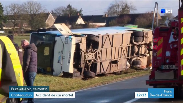 Accident d'un car scolaire en Eure-et-Loir: Une élève âgée de 15 ans tuée et une quarantaine de personnes blessées, dont 31 élèves - Le conducteur du car testé positif aux stupéfiants