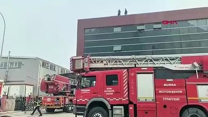 Yangını söndürmeye giden itfaiye hastanelik oldu