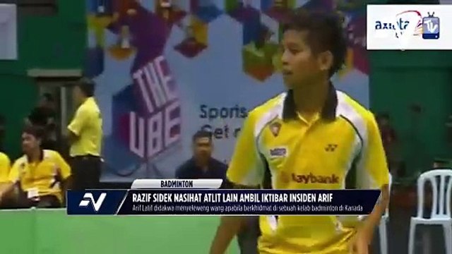 Razif Sidek nasihat atlit lain ambil iktibar insiden Arif Latif