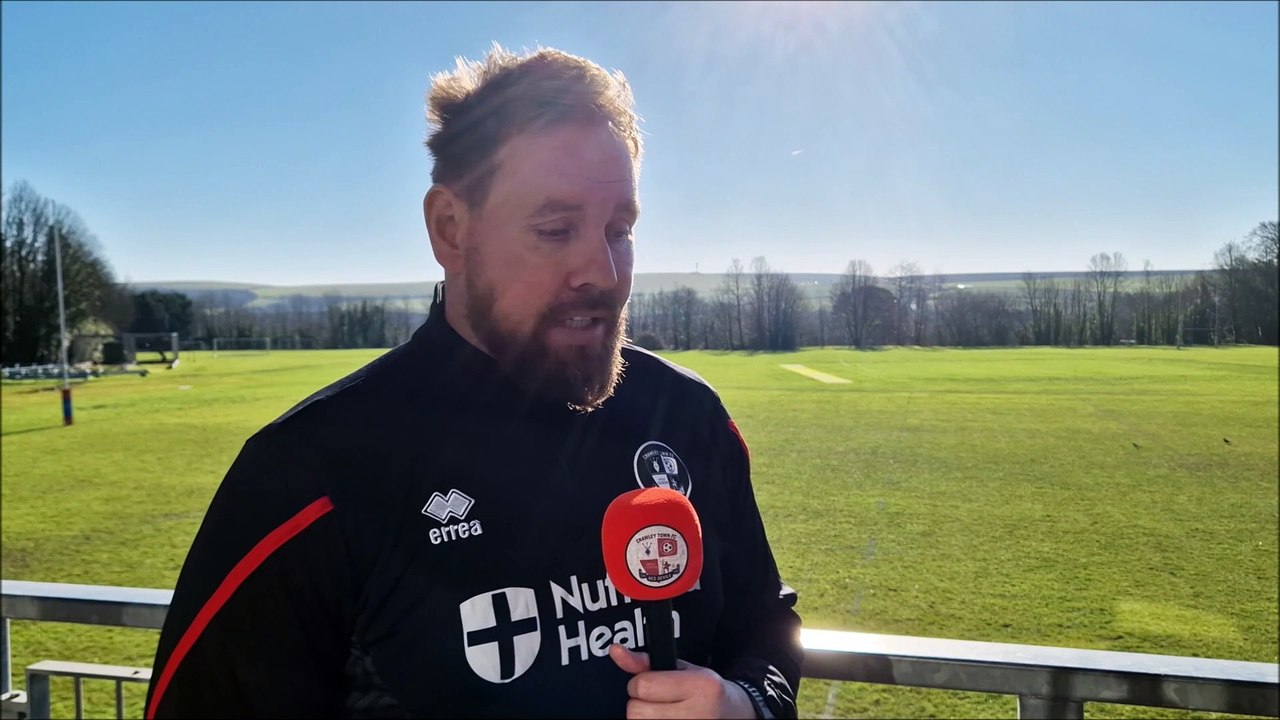 Crawley Town boss Rob Elliot on Ronan Darcy