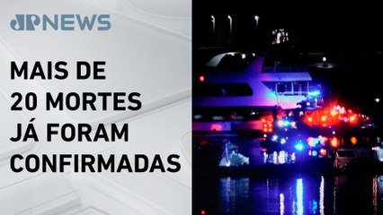 Autoridades de Washington falam sobre colisão entre avião e helicóptero