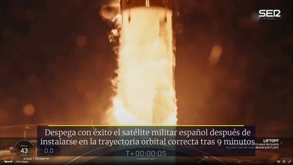 El exitoso despegue del satélite militar español