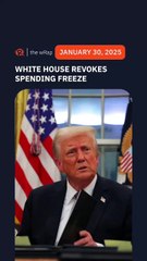 White House revokes spending freeze in face of legal challenges