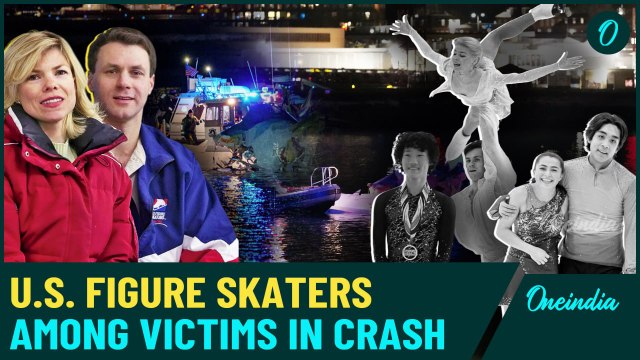 U.S. figure skaters onboard AA flight 5342 collide with military helicopter in D.C, 19 dead