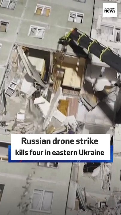 Russian drone strike kills four in eastern Ukraine