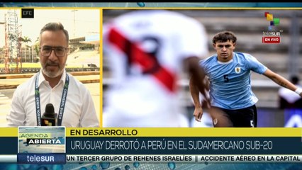 Uruguay derrotó a Perú en el Sudamericano Sub-20