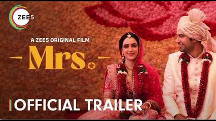 Mrs. | Official Trailer | A ZEE5 Original Film | Sanya Malhotra, Nishant Dahiya | Premieres 7th Feb