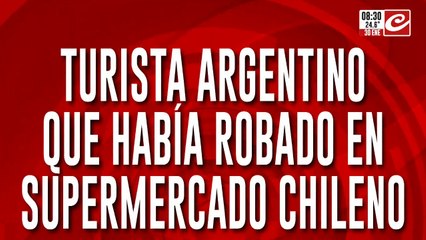 Turista argentino acusado de robo agredió y discriminó trabajador chileno