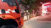 Incendio en un edificio en Parque Chacabuco