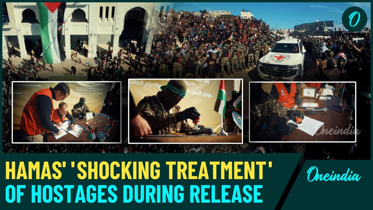 Hamas' Disturbing Video Of Defiant Arbel Yehud, Gadi Moses Make Way Via Suffocating Al-Qassam Crowds
