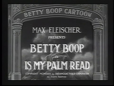 Betty Boop - Is My Palm Read (1933) VOSTFR