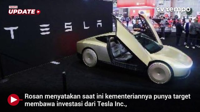 Rosan Roeslani Punya Target Bawa Investasi Tesla ke Indonesia