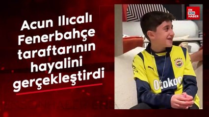 Acun Ilıcalı, Fenerbahçe taraftarının hayalini gerçekleştirdi