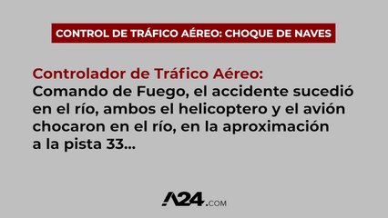 El audio de la torre de control del accidente aéreo en Washington