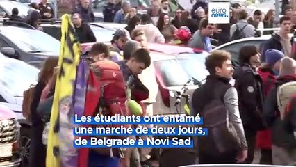 Serbie : les étudiants en marche pour défier le pouvoir
