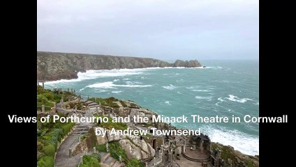 Views of Porthcurno and the Minack Theatre in Cornwall by Andrew Townsend