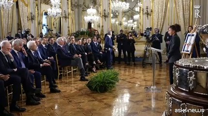 Tennis, Paolini al Quirinale: "Una giornata indimenticabile"