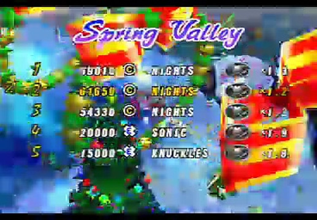 Christmas NiGHTS Into Dreams online multiplayer - saturn