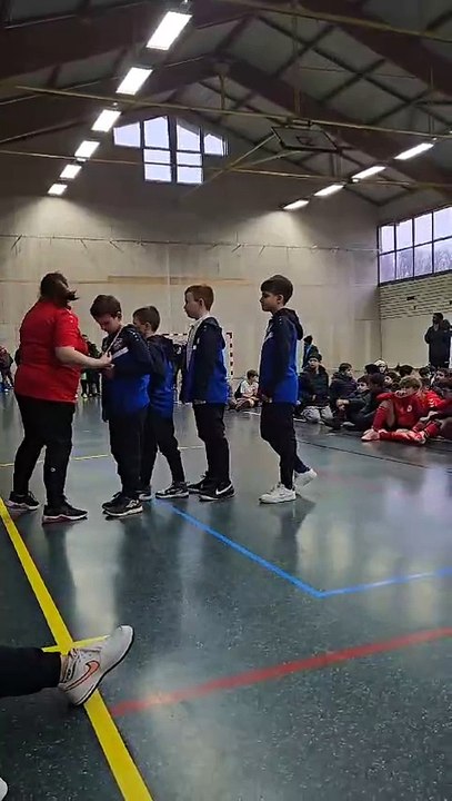 Remise des médailles pour nos 2 équipes U11 au tournoi de Brunstatt