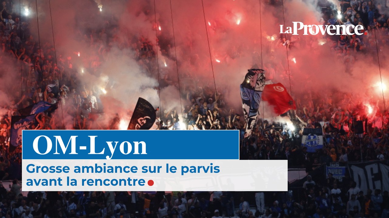 OM-Lyon. Grosse ambiance sur le parvis avant la rencontre, 65 500 supporters attendus