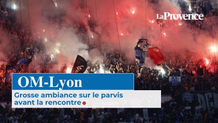 OM-Lyon. Grosse ambiance sur le parvis avant la rencontre, 65 500 supporters attendus