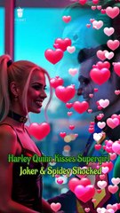 Harley Quinn Kisses Supergirl! 😱🔥  Joker & Spidey Shocked!