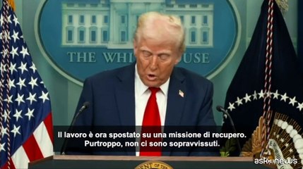 Trump: Incidente a Washington, nessun sopravvissuto
