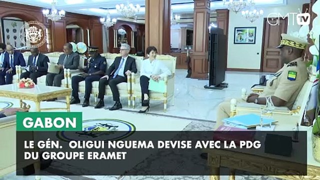 [#Reportage] Gabon : le Gén. Oligui Nguema devise avec la PDG du groupe Eramet