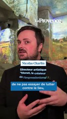 Monet réinventé pour la nouvelle exposition aux Carrières des Lumières
