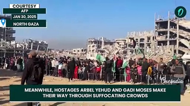 FULL VIDEO of Hamas Parading IDF Woman, Thai Hostages Among Al-Qassam Fighters